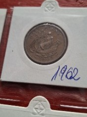 Half penny 1962 foto