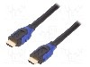 Cablu HDMI - HDMI, din ambele par&amp;#355;i, HDMI mufa, 10m, {{Culoare izola&amp;#355;ie}}, LOGILINK - CH0066