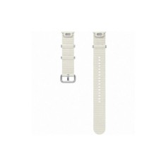 Curea Athleisure de sIlicon Samsung Galaxy Watch 7, Galaxy Watch 6, Galaxy Wach 5 / Pro, Mărime S / M, 20mm, Bej, Blister ET-SOL30SWEGEU