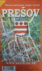 Harta pictata a orasului Presov foto