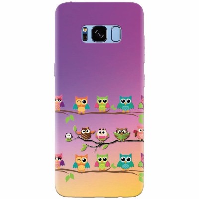 Husa silicon pentru Samsung S8 Plus, Owls foto