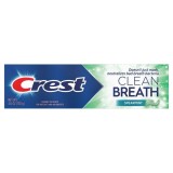 Pasta de Dinti, Crest, Clean Breath, Spearmint, cu Fluor, pentru o Respiratie Proaspata, Protectie Antibacteriana, 130gr