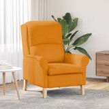 vidaXL Fotoliu Modern Muștar &Icirc;ntunecat Țesătură Mare Ergonomic