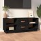 vidaXL Comodă TV, negru, 100x34x40 cm, lemn masiv de pin