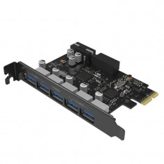 Adaptor Orico PCI-Express PVU3-5O2I 5 Port USB 3.0 foto
