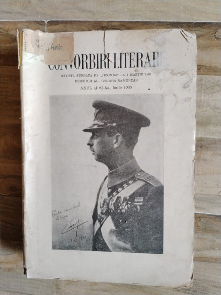 Convorbiri Literare - Anul al 63-lea, Iunie 1930