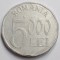 Romania, 5000 Lei 2004