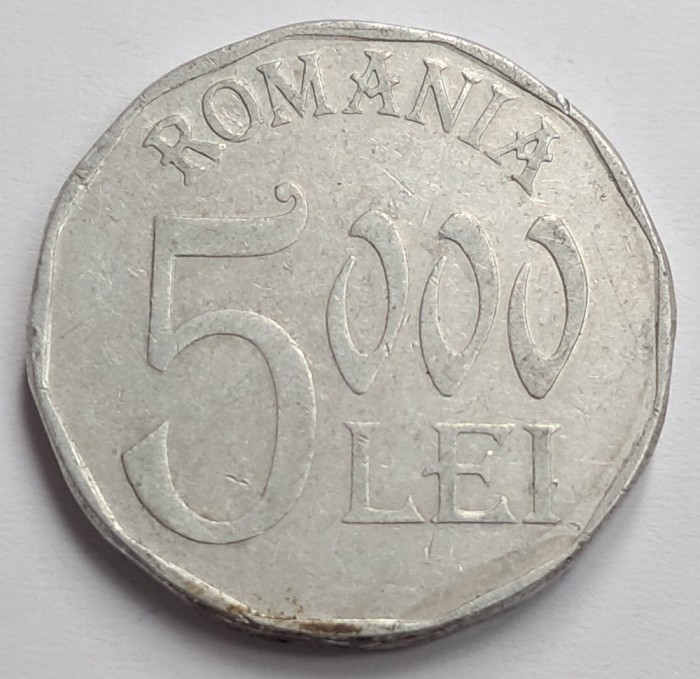Romania, 5000 Lei 2004
