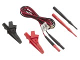 Cabluri de măsurare FLUKE 4mm banană 2 buc negru și roșu LEAD-BANA-CLP