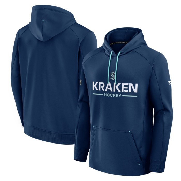 Seattle Kraken hanorac de bărbați cu glugă Authentic Pro Rink Poly Fleece POH - M