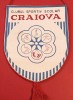 Fanion (model vechi) fotbal - Clubul Sportiv Scolar CRAIOVA