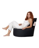 Cumpara ieftin Taburet puf beanbag de gradina Baton Negru