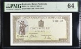 500 lei 1941 PMG64 UNC bancnota gradata
