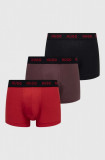Cumpara ieftin HUGO boxeri (3-pack) bărbați, culoarea roșu 50469766