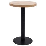 Cumpara ieftin Masa de bistro, maro deschis, 50 cm, MDF