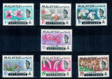 Selangor(Malaysia) 1965 - Orhidee, flori, serie neuzata