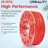 Cumpara ieftin CREALITY CR PETG 3D Printer Filament, red, Printing temperature: 230-250&deg;C,