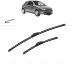 Cumpara ieftin Set 2 Stergatoare PEUGEOT 206 Van 2001-2009, pentru parbriz, Bosch Aerotwin Retrofit