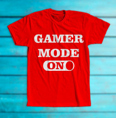 Tricou &amp;amp;#8222;Gamer mode&amp;amp;#8221; foto