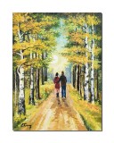 Cumpara ieftin Tablou cu indragostiti pictat manual, Impreuna pentru totdeauna, 60x45cm ulei pe panza, Constantin Feraru