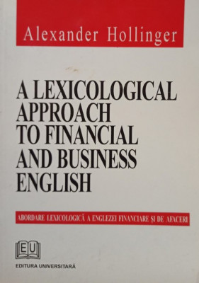 A lexicological approach to financial and business english foto