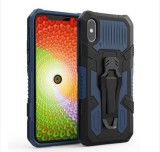 Husa Armour pentru iPhone 12 / 12 Pro + Cablu de date cadou, Albastru