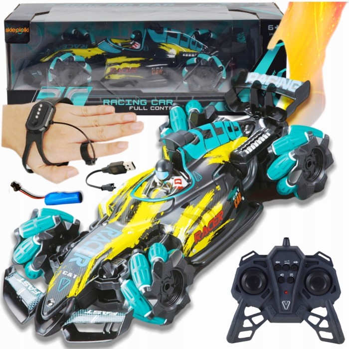 AUTO CAR F1 RACE CAR TELECOMANDAT RC FORMULA 1 CONTROL DEPLIN CU M&Acirc;NA TA