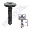 Set 5 Clipsuri Fixare Fusta Laterala BMW Seria 1 E81, Seria 3 E90, Seria 6 F12, X1 E84, X6 E71, C60411, 07147122913