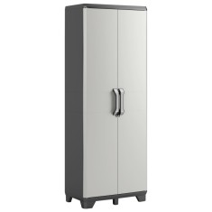 Keter Dulap de depozitare multifuncțional Gear, negru și gri, 182 cm foto