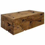 Cumpara ieftin Masuta de cafea, 90 x 50 x 30 cm, lemn de tec natural, maro