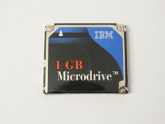 Card memorie Compact Flash CF 1 GB IBM Microdrive foto