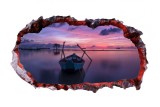 Cumpara ieftin Autocolant decorativ, Gaura in perete, Multicolor, 85 cm, 537STC-1, animale si pasari, Oem