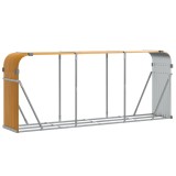 Cumpara ieftin Suport de busteni, aspect de lemn, 234x45x100 cm, otel galvanizat