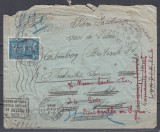 ROMANIA 1938 LP 123 INTELEGEREA BALCANICA 10 LEI/PLIC GALATI-ORAN, Stampilat