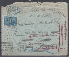 ROMANIA 1938 LP 123 INTELEGEREA BALCANICA 10 LEI/PLIC GALATI-ORAN
