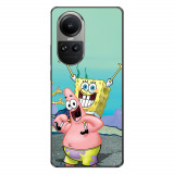 Husa compatibila cu Oppo Reno10 5G Silicon Gel Tpu Model Spongebob