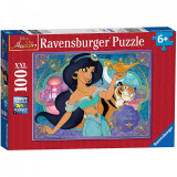 Cumpara ieftin PUZZLE DISNEY PRINTESA JASMINE, 100 PIESE, Ravensburger