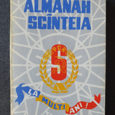 ALMANAH SCANTEIA 1981, 432 pag stare buna