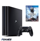 Consola Sony Playstation 4 Pro Ps4 1tb + Controller + Star Wars Battlefront PlayStation 4, Second-Hand