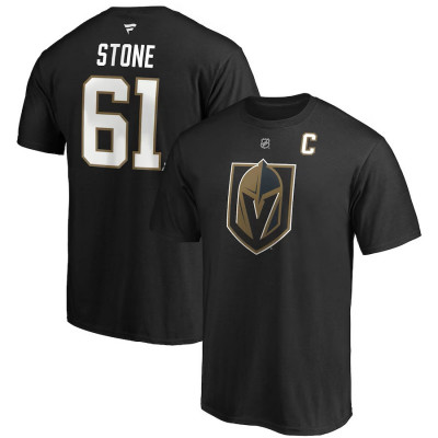 Vegas Golden Knights tricou de bărbați Mark Stone #61 Name &amp;amp;amp; Number black - M foto