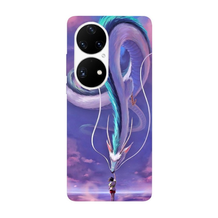 Husa compatibila cu Huawei P50 Pro model Spirited Away, Silicon, TPU, Viceversa