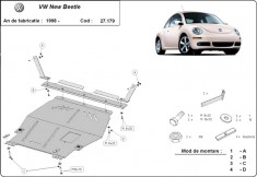 Scut motor metalic VW New Beetle 1997-2011 foto