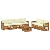 vidaXL Seturi de canapele cu pernă 8 pcs Lemn Solid de Acacia 3384116
