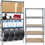 Raft metalic pentru depozitare 180x90x40 cm, 5 polite, 875 kg
