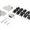 Conector D-Sub 9P Mamă 45&deg; pe cablu