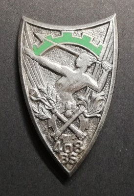 Insigna Militara Regimentala Batalionul 408 Servicii Franța Bertrand G1967 foto