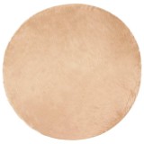 vidaXL Covor Faux din L&acirc;nă de oaie Bej 80 x 80 cm Poliester 42021491