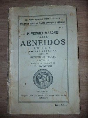 Opera Aeneidos- P. Vergili Maronis foto