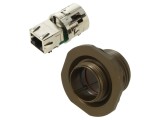 Adaptor RJF 8p8c Cat 5e IP67 - Conexiune de &icirc;naltă calitate