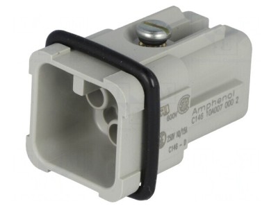 Conector HDC Inserturi Contact Tată C146 Heavy Mate D foto